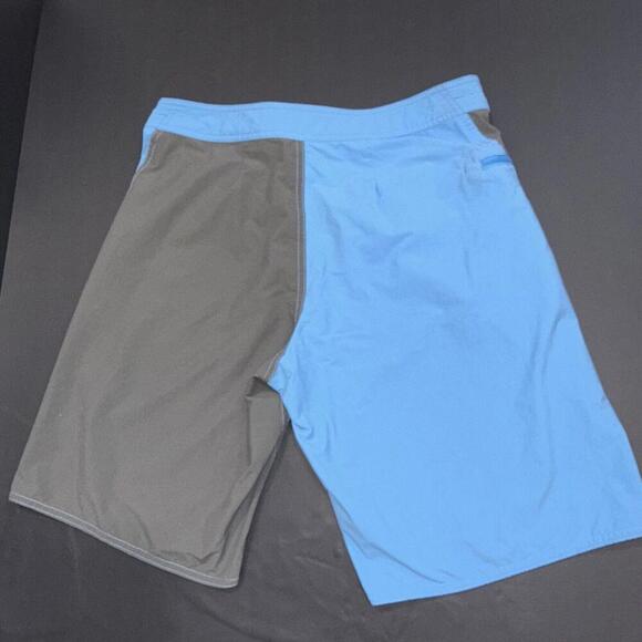 Patagonia Men's Stretch Wavefarer Swim Board Preppy Outdoor Shorts 32 Blue Gray - Picture 14 of 14